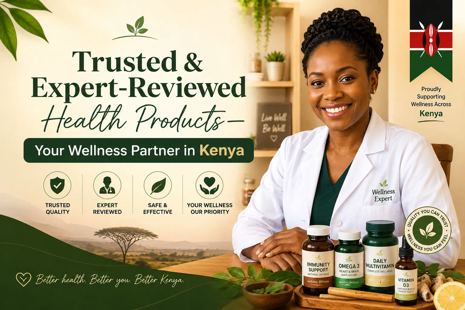 Expert Reviewed Health Products Kenya — New Age Wellness Solutions